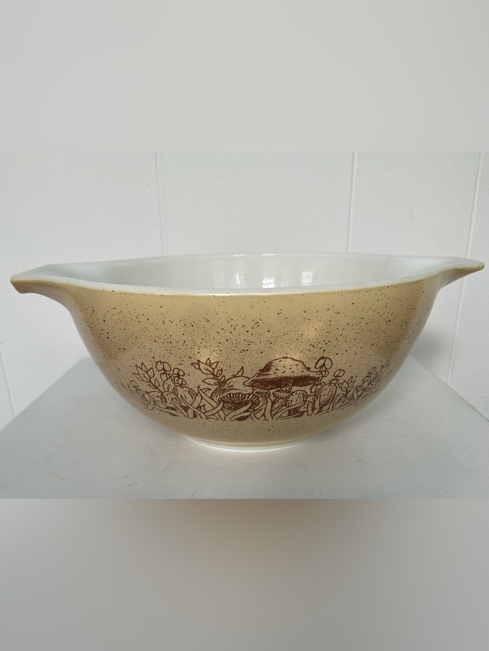 Vintage PYREX Cinderella Forest Fancies Mushroom Nesting Mixing Bowl